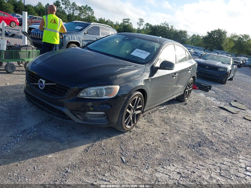 2017 Volvo S60 VIN YV140MTL7H2420816 IAAI salvage auction — REAR END, Salvage Title, sold $3,375 on 2026-08-19 (photo 2)