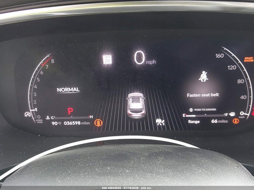2023 Acura Mdx VIN 5J8YD9H44PL004677 IAAI salvage auction — FRONT END, Salvage Title, sold $9,025 on 2026-08-25 (photo 7)