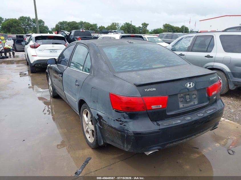 2009 Hyundai Sonata VIN 5NPEU46FX9H525225 IAAI salvage auction — NORMAL WEAR, Original (Texas), sold $350 on 2026-07-28 (photo 3)