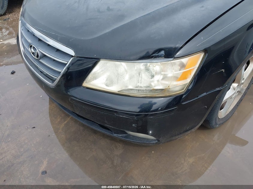 2009 Hyundai Sonata VIN 5NPEU46FX9H525225 IAAI salvage auction — NORMAL WEAR, Original (Texas), sold $350 on 2026-07-28 (photo 6)