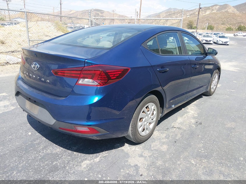 2020 Hyundai Elantra VIN 5NPD74LF0LH613067 IAAI salvage auction — LEFT & RIGHT, Sf97 (California), sold $9,550 on 2026-08-25 (photo 4)