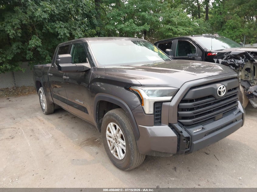 2022 Toyota Tundra VIN 5TFLA5EC9NX009160 IAAI salvage auction — LEFT REAR, Mv-907A (New York), sold $14,100 on 2026-07-27 (photo 1)