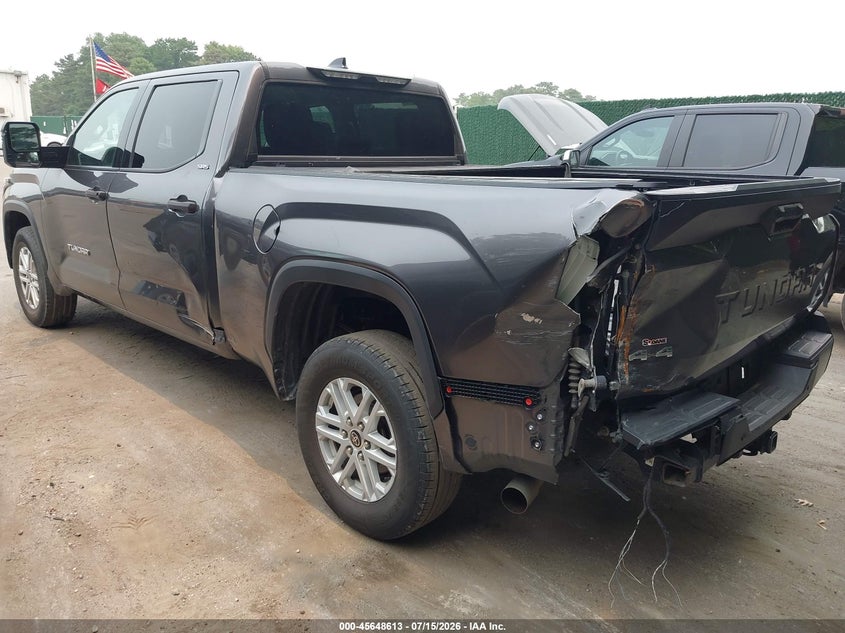 2022 Toyota Tundra VIN 5TFLA5EC9NX009160 IAAI salvage auction — LEFT REAR, Mv-907A (New York), sold $14,100 on 2026-07-27 (photo 3)