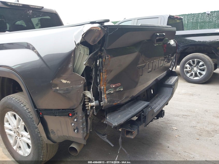 2022 Toyota Tundra VIN 5TFLA5EC9NX009160 IAAI salvage auction — LEFT REAR, Mv-907A (New York), sold $14,100 on 2026-07-27 (photo 6)