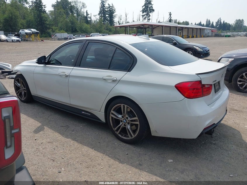 2013 BMW 3er VIN WBA3B9G52DNR90085 IAAI salvage auction — FRONT END, Bill Of Sale (Washington), sold $3,800 on 2026-07-29 (photo 3)