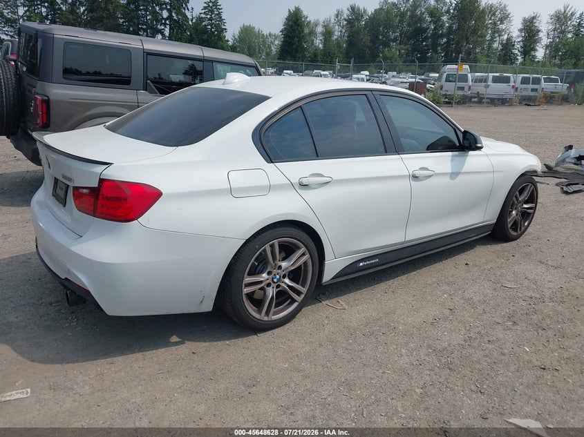 2013 BMW 3er VIN WBA3B9G52DNR90085 IAAI salvage auction — FRONT END, Bill Of Sale (Washington), sold $3,800 on 2026-07-29 (photo 4)