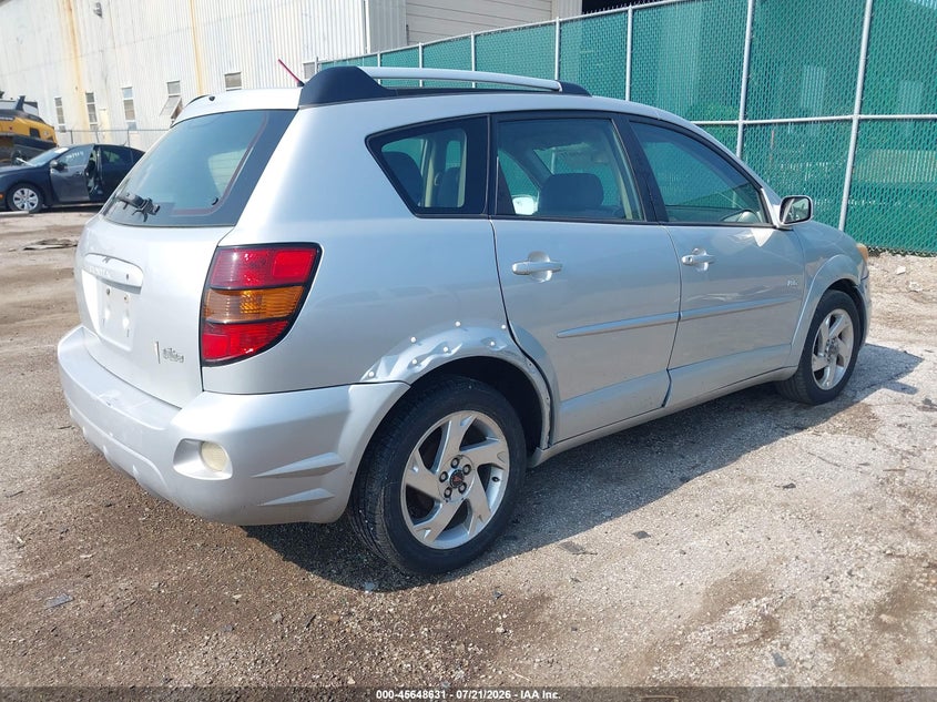 2005 Pontiac Vibe VIN 5Y2SL63835Z434758 IAAI salvage auction — NORMAL WEAR, Clear (Indiana), sold $550 on 2026-07-28 (photo 4)