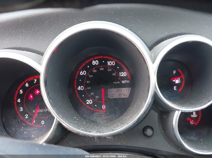 2005 Pontiac Vibe VIN 5Y2SL63835Z434758 IAAI salvage auction — NORMAL WEAR, Clear (Indiana), sold $550 on 2026-07-28 (photo 7)