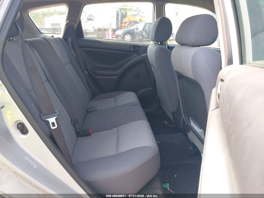 2005 Pontiac Vibe VIN 5Y2SL63835Z434758 IAAI salvage auction — NORMAL WEAR, Clear (Indiana), sold $550 on 2026-07-28 (photo 8)
