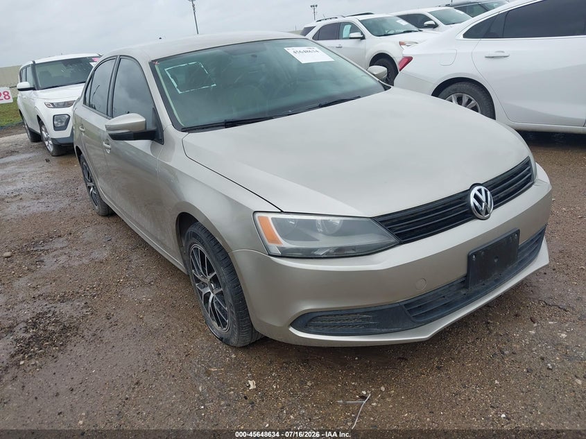 2014 Volkswagen Jetta VIN 3VWD07AJ4EM225718 IAAI salvage auction — FRONT & REAR, Original (Texas), sold $2,300 on 2026-08-09 (photo 1)