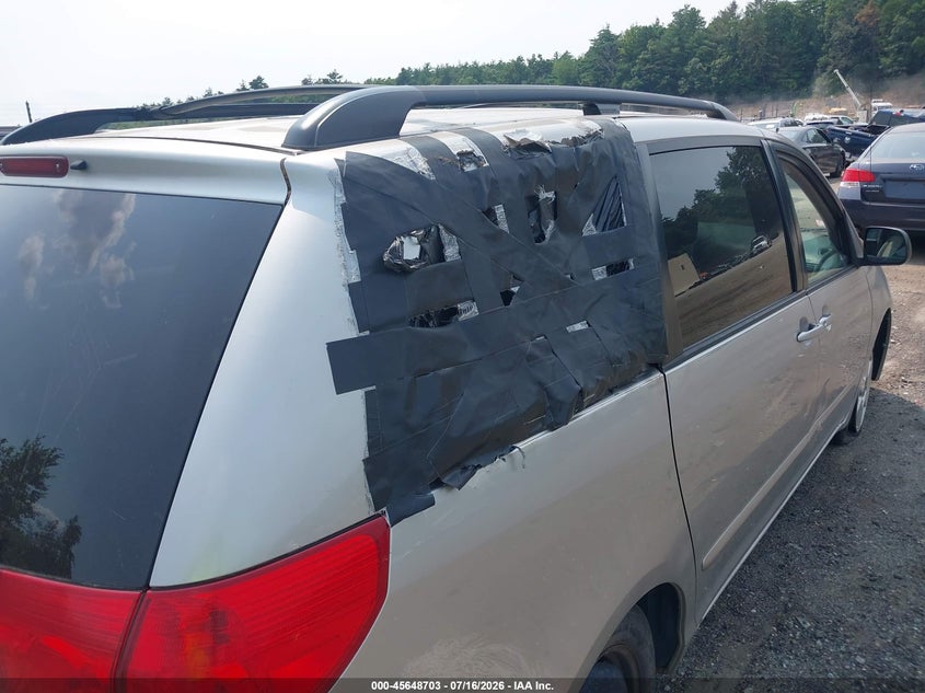 2008 Toyota Sienna VIN 5TDZK23C78S203589 IAAI salvage auction — NORMAL WEAR, Clear (Massachusetts), sold $850 on 2026-07-24 (photo 6)