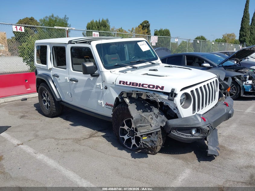 2021 Jeep Wrangler / VIN 1C4HJXFN4MW649993 — IAAI salvage auction photo