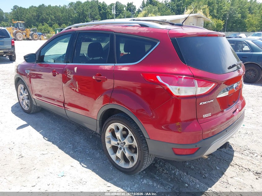 2014 Ford Escape VIN 1FMCU9J92EUA98088 IAAI salvage auction — LEFT SIDE, Salvage Rebuilt (North Carolina), sold $1,300 on 2026-07-28 (photo 3)