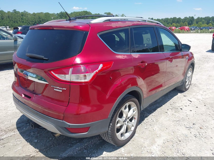 2014 Ford Escape VIN 1FMCU9J92EUA98088 IAAI salvage auction — LEFT SIDE, Salvage Rebuilt (North Carolina), sold $1,300 on 2026-07-28 (photo 4)