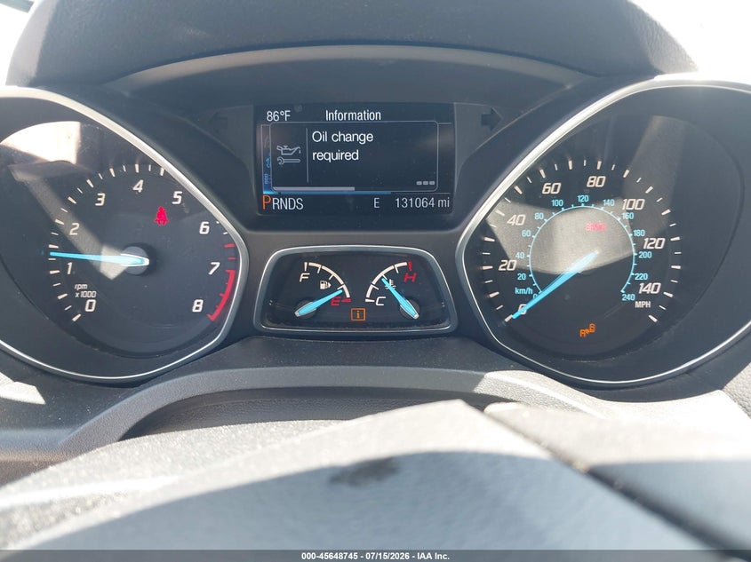2014 Ford Escape VIN 1FMCU9J92EUA98088 IAAI salvage auction — LEFT SIDE, Salvage Rebuilt (North Carolina), sold $1,300 on 2026-07-28 (photo 7)