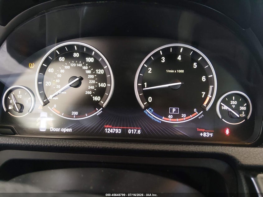 2013 BMW 5 series VIN WBASP0C57DC987970 IAAI salvage auction — LEFT SIDE, Clear (Florida), sold $2,500 on 2026-07-29 (photo 7)