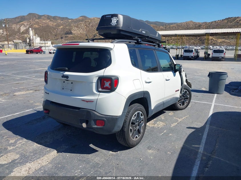 2016 Jeep Renegade VIN ZACCJBCT9GPD53272 IAAI salvage auction — FRONT END, Salvage Title, sold $975 on 2026-08-13 (photo 4)