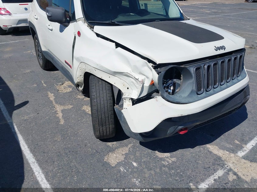 2016 Jeep Renegade VIN ZACCJBCT9GPD53272 IAAI salvage auction — FRONT END, Salvage Title, sold $975 on 2026-08-13 (photo 6)