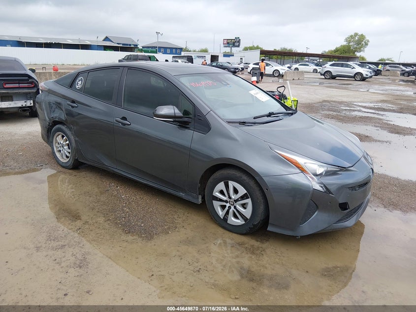 2016 Toyota Prius VIN JTDKARFU6G3012179 IAAI salvage auction — NORMAL WEAR, Original (Texas), sold $1,350 on 2026-07-22 (photo 1)