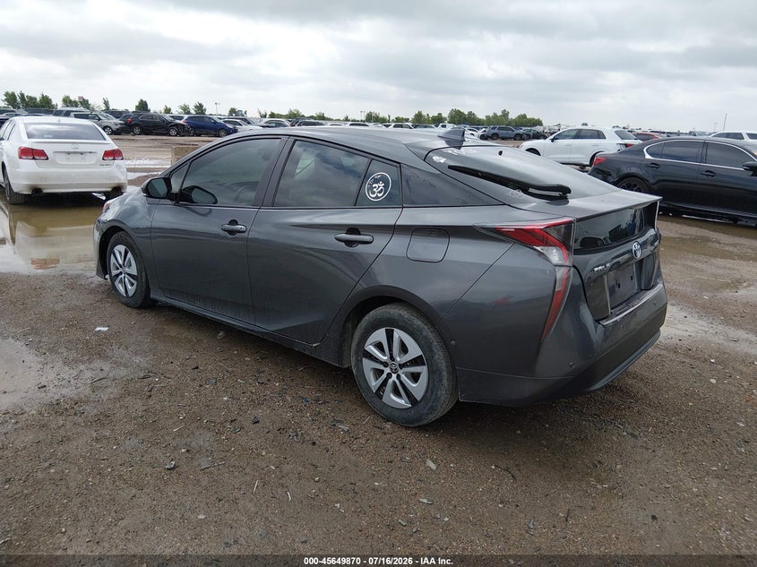 2016 Toyota Prius VIN JTDKARFU6G3012179 IAAI salvage auction — NORMAL WEAR, Original (Texas), sold $1,350 on 2026-07-22 (photo 3)