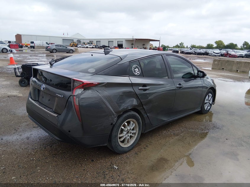 2016 Toyota Prius VIN JTDKARFU6G3012179 IAAI salvage auction — NORMAL WEAR, Original (Texas), sold $1,350 on 2026-07-22 (photo 4)