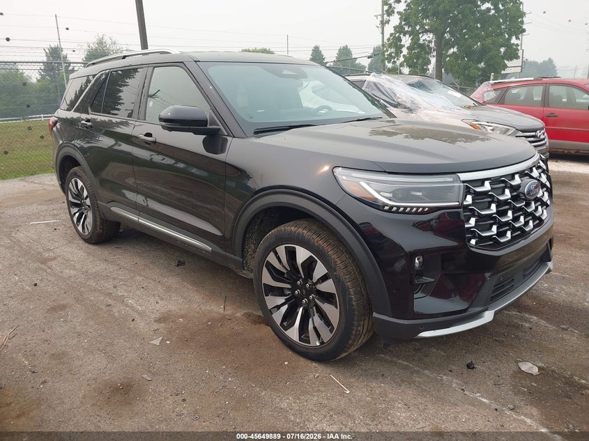 2026 Ford Explorer VIN 1FMUK8HH9TGA56983 IAAI salvage auction — LEFT SIDE, Original (Ohio), sold $7,600 on 2026-07-30 (photo 1)