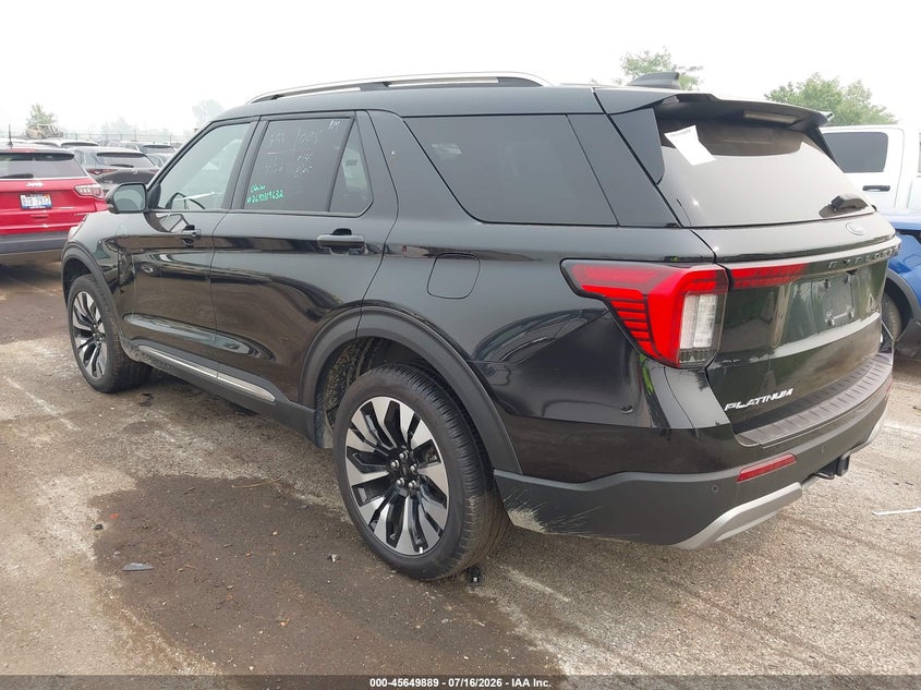 2026 Ford Explorer VIN 1FMUK8HH9TGA56983 IAAI salvage auction — LEFT SIDE, Original (Ohio), sold $7,600 on 2026-07-30 (photo 3)