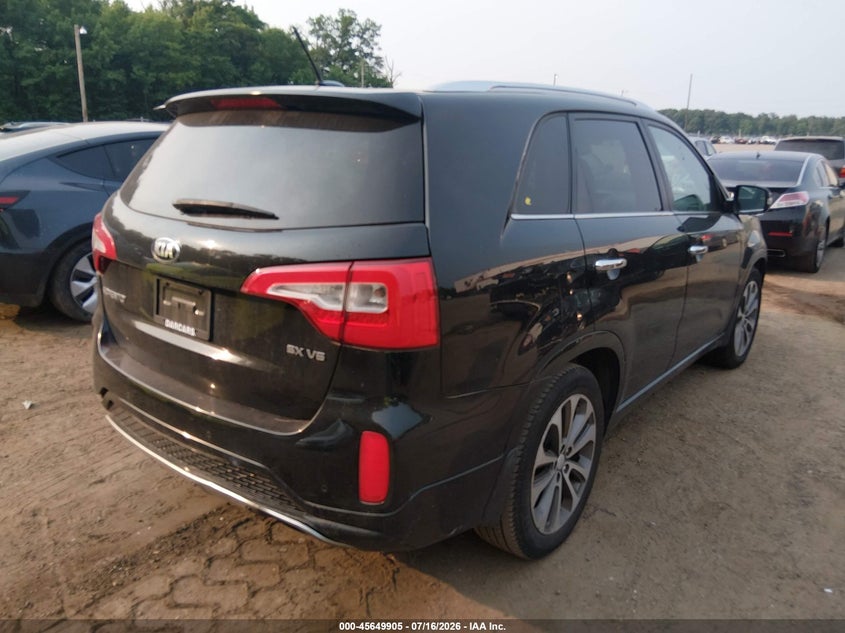2015 Kia Sorento VIN 5XYKW4A75FG647605 IAAI salvage auction — NORMAL WEAR, Clear (District Of Columbia), sold $1,725 on 2026-07-29 (photo 4)
