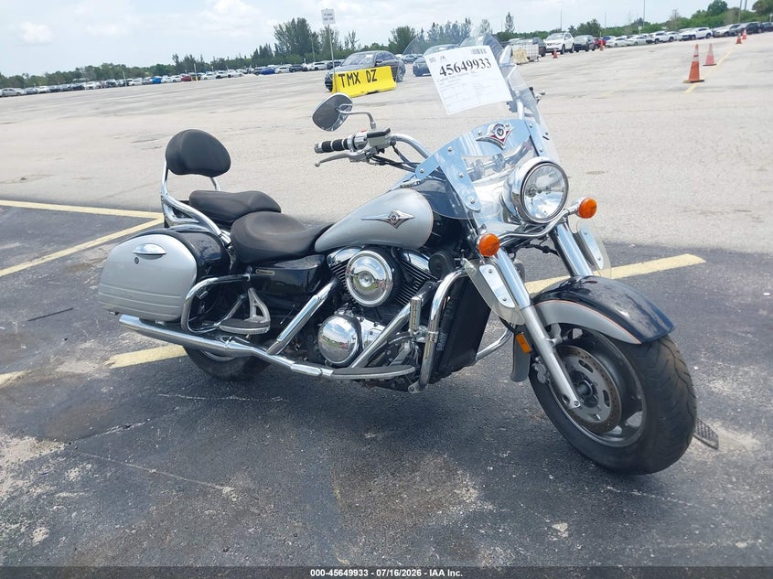 2005 Kawasaki Vn1600 VIN JKBVNKD145A001116 IAAI salvage auction — NORMAL WEAR, Clear (Florida), sold $325 on 2026-07-23 (photo 1)
