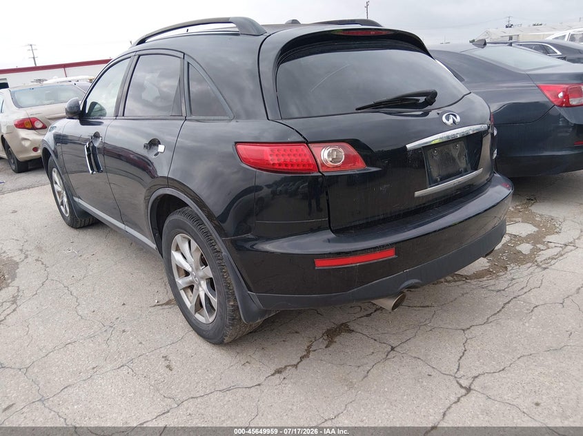 2008 Infiniti Fx35 VIN JNRAS08U98X102714 IAAI salvage auction — UNKNOWN, Original (Texas), sold $400 on 2026-07-29 (photo 3)