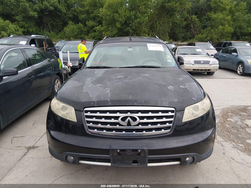 2008 Infiniti Fx35 VIN JNRAS08U98X102714 IAAI salvage auction — UNKNOWN, Original (Texas), sold $400 on 2026-07-29 (photo 6)