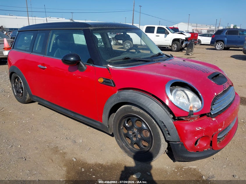 2012 Mini Clubman VIN WMWZF3C55CT489266 IAAI salvage auction — NORMAL WEAR, Clear (New York), sold $300 on 2026-07-29 (photo 1)