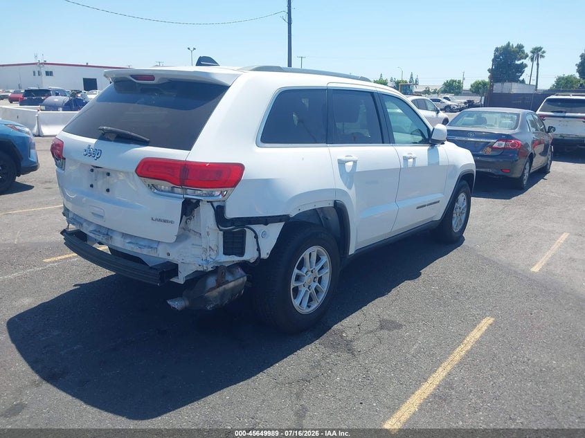 2019 Jeep Grand cherokee VIN 1C4RJEAG2KC816819 IAAI salvage auction — REAR END, Salvage (California), sold $4,650 on 2026-07-29 (photo 4)