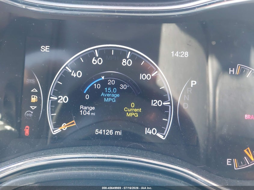 2019 Jeep Grand cherokee VIN 1C4RJEAG2KC816819 IAAI salvage auction — REAR END, Salvage (California), sold $4,650 on 2026-07-29 (photo 7)