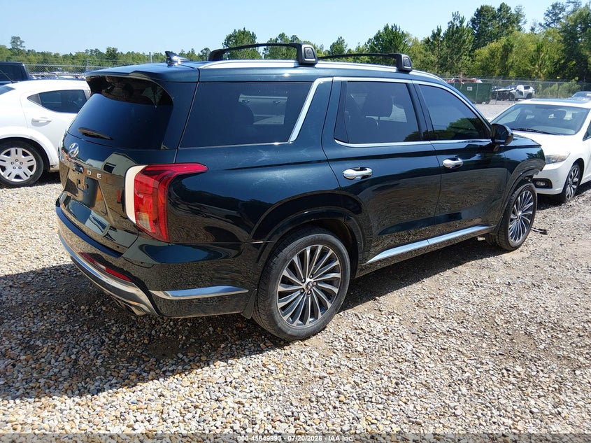 2023 Hyundai Palisade VIN KM8R74GE6PU593082 IAAI salvage auction — FRONT END, Salvage (Mississippi), sold $13,975 on 2026-08-21 (photo 4)