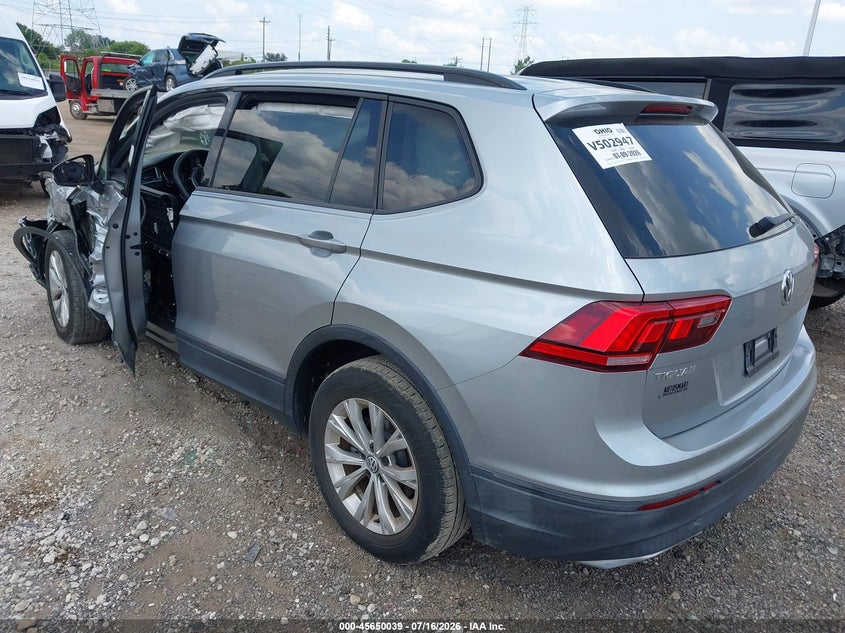 2019 Volkswagen Tiguan VIN 3VV1B7AXXKM114060 IAAI salvage auction — LEFT FRONT, Wait Title, sold $2,350 on 2026-09-04 (photo 3)
