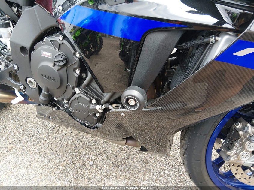 2022 Yamaha Yzf VIN JYARN67E1NA000552 IAAI salvage auction — REAR END, Salvage Title, sold $13,250 on 2026-08-21 (photo 8)