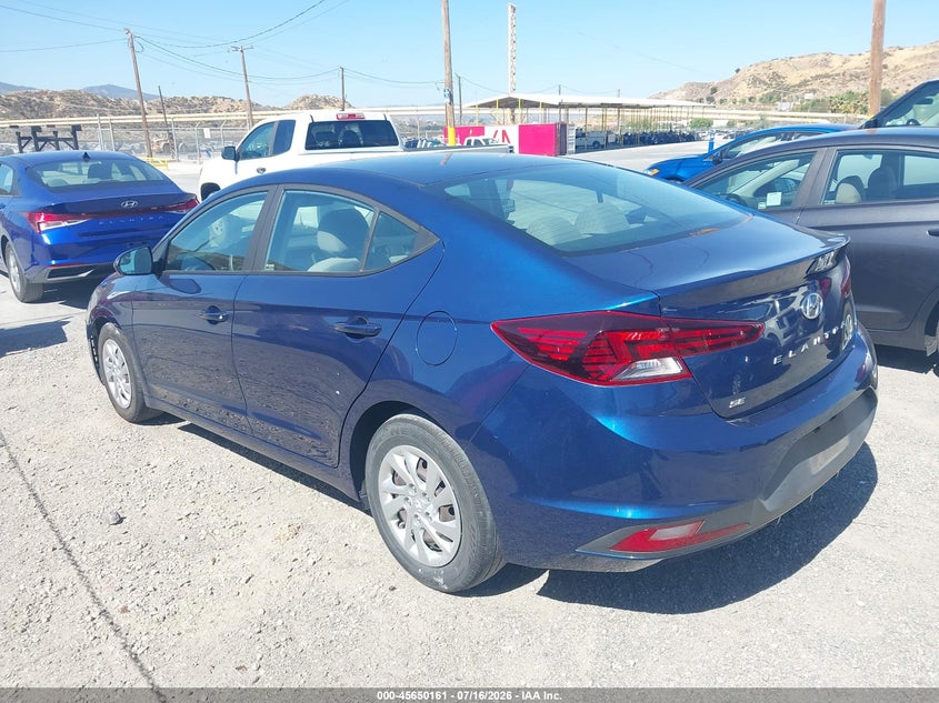 2020 Hyundai Elantra VIN 5NPD74LF0LH612257 IAAI salvage auction — SIDE, SF97 (California), sold $9,450 on 2026-08-25 (photo 3)