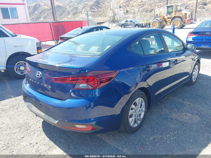 2020 Hyundai Elantra VIN 5NPD74LF0LH612257 IAAI salvage auction — SIDE, SF97 (California), sold $9,450 on 2026-08-25 (photo 4)