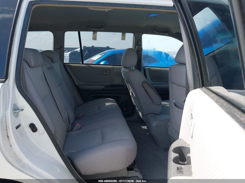 2006 Toyota Highlander VIN JTEGP21AX60096396 IAAI salvage auction — NORMAL WEAR, Clear (Texas), sold $650 on 2026-07-23 (photo 8)