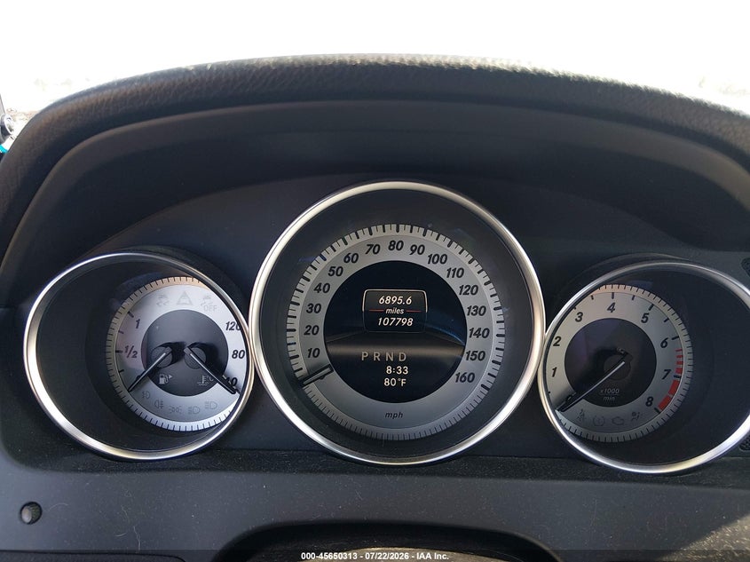 2013 Mercedes-benz C-klasse VIN WDDGJ4HB5DG023334 IAAI salvage auction — NORMAL WEAR, Clear - Dealer Only (California), sold $25 on 2026-07-29 (photo 7)