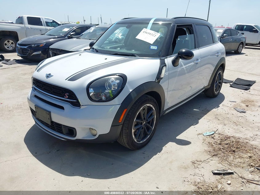 2016 Mini Countryman VIN WMWZC3C53GWT08744 IAAI salvage auction — HAIL, Original (Texas), sold $1,700 on 2026-08-23 (photo 2)