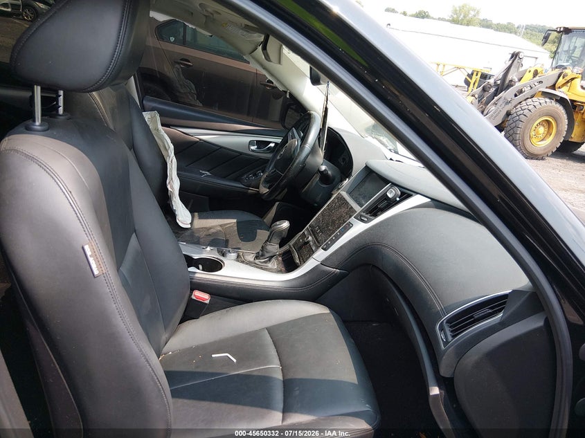 2019 Infiniti Q50 VIN JN1EV7ARXKM591840 IAAI salvage auction — LEFT FRONT, Salvage (Pennsylvania), sold $1,500 on 2026-07-28 (photo 5)