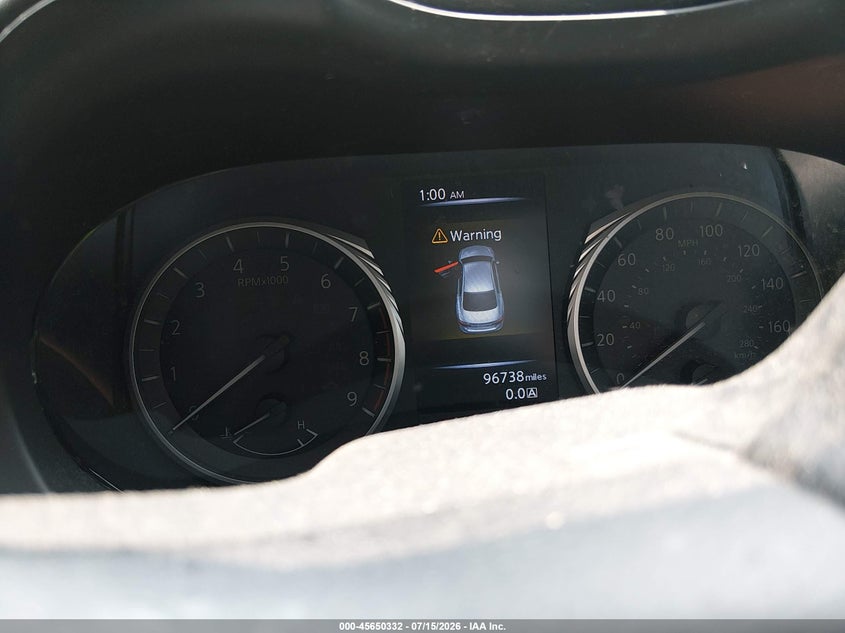 2019 Infiniti Q50 VIN JN1EV7ARXKM591840 IAAI salvage auction — LEFT FRONT, Salvage (Pennsylvania), sold $1,500 on 2026-07-28 (photo 7)