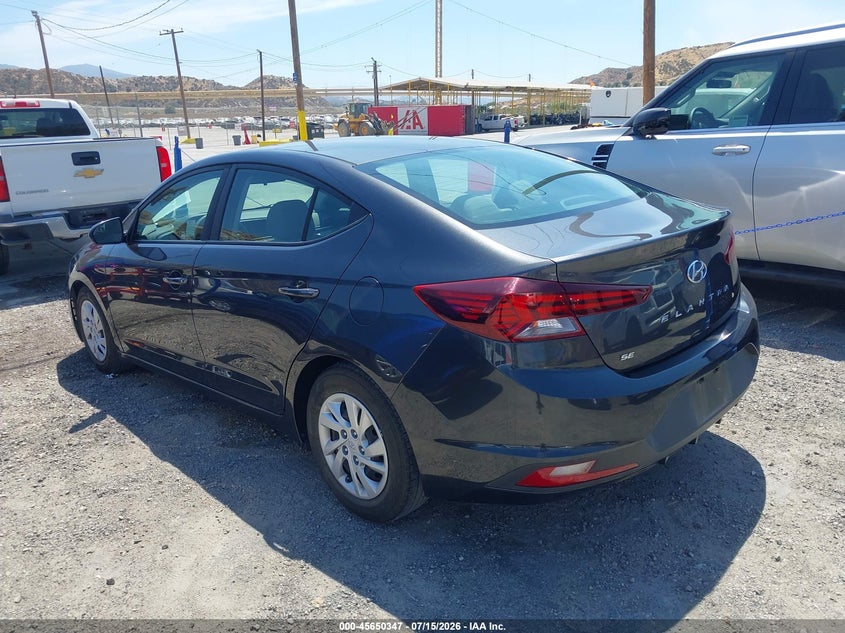 2020 Hyundai Elantra VIN 5NPD74LF5LH615963 IAAI salvage auction — FRONT END, SF97 (California), sold $8,250 on 2026-08-25 (photo 3)