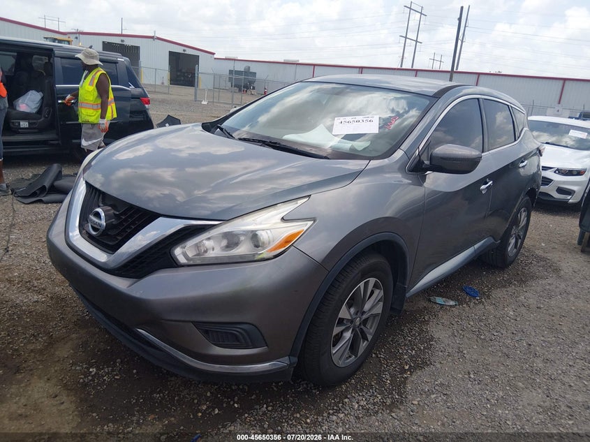 2017 Nissan Murano VIN 5N1AZ2MG1HN155065 IAAI salvage auction — WATER/FLOOD, Wait Title, sold $1,450 on 2026-08-28 (photo 2)
