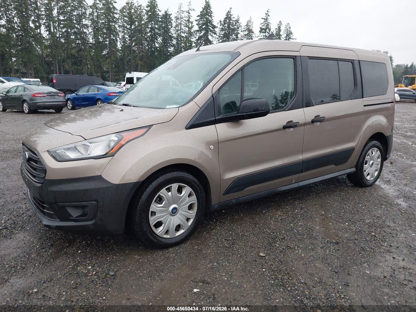 2021 Ford Transit connect VIN NM0GE9E29M1484228 IAAI salvage auction — NORMAL WEAR, Sf97 (Washington), sold $11,800 on 2026-08-26 (photo 2)