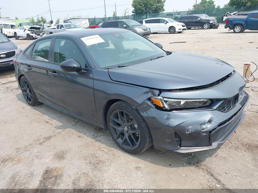 2025 Honda Civic VIN 2HGFE4F85SH343578 — IAAI salvage auction photo