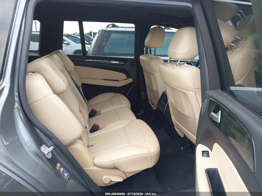 2017 Mercedes-benz Gls-klasse VIN 4JGDF6EE3HA970675 IAAI salvage auction — RIGHT REAR, Original (Texas), sold $7,300 on 2026-08-25 (photo 8)