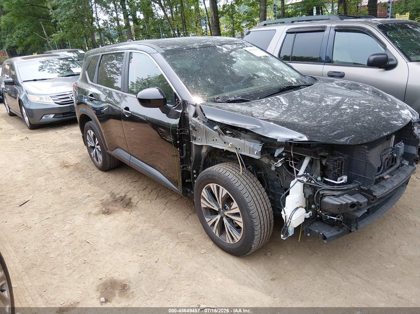 2023 Nissan Rogue VIN JN8BT3BB8PW489307 IAAI salvage auction — FRONT END, Salvage Title, sold $50 on 2026-07-23 (photo 1)